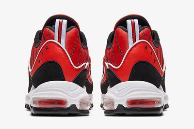 Nike Air Max 98 Red Black Heel
