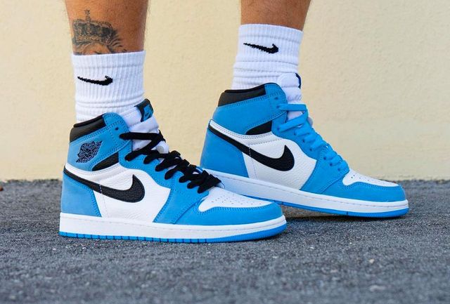 Take Another On-Foot Look at the Air Jordan 1 ‘University Blue ...