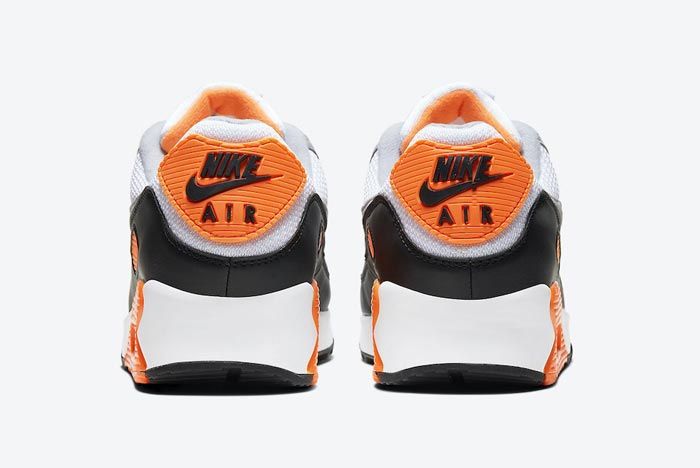Nike Air Max 90 Total Orange Heels
