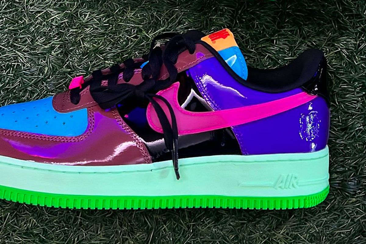 UNDEFEATED Nike Air Force 1 Patent Leather