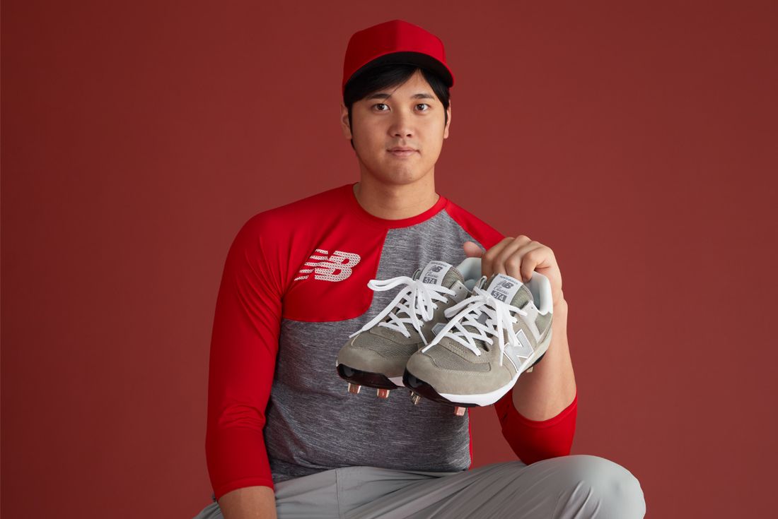 Shohei Ohtani Joins New Balance Roster, Introduces the 574 Cleat