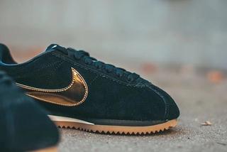 Black and Gold Hit the Nike Cortez - Sneaker Freaker