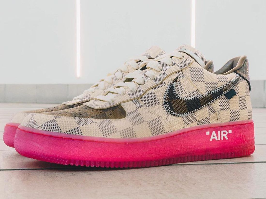 Louis Vuitton x Nike Air Force 1 Friends and Family Pairs