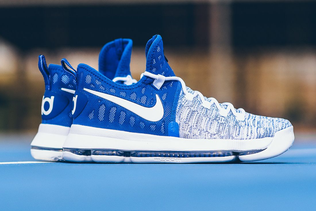 kd 9 blue and white