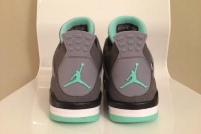 Air Jordan 4 Green Glow Heels 1