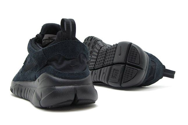 Nike Free Trail Black Suede Heel 1