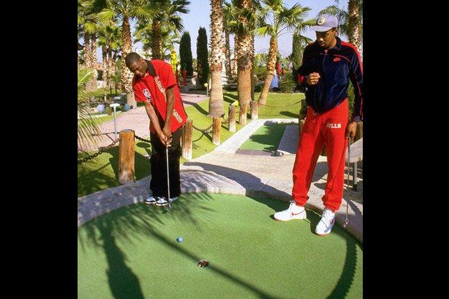 Jordan Playing Golf 1