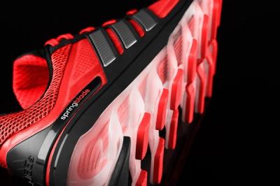 Adidas Springblade Red Black Heel Sole Detail 1