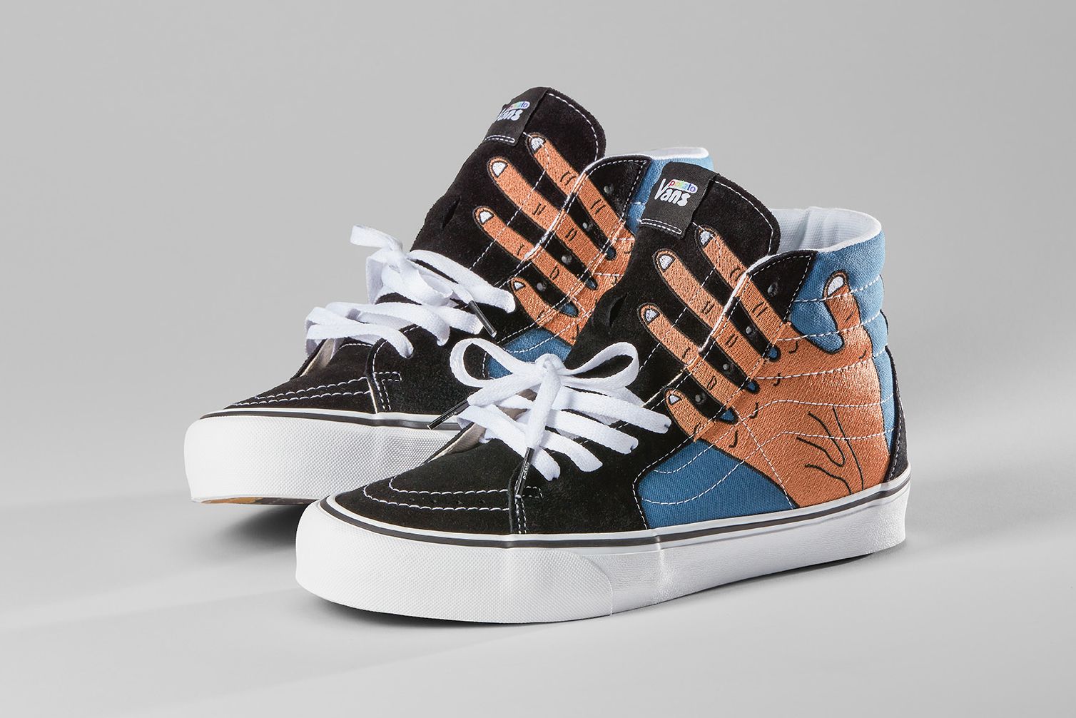 Vans Black & Blue Imran Potato Edition SK8-Hi VR3 LX Sneakers Vans