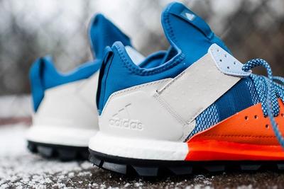 Adidas Response Trail Boost Core Blue Energy Orange 5