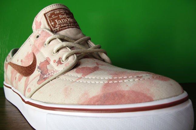 wine stain janoski