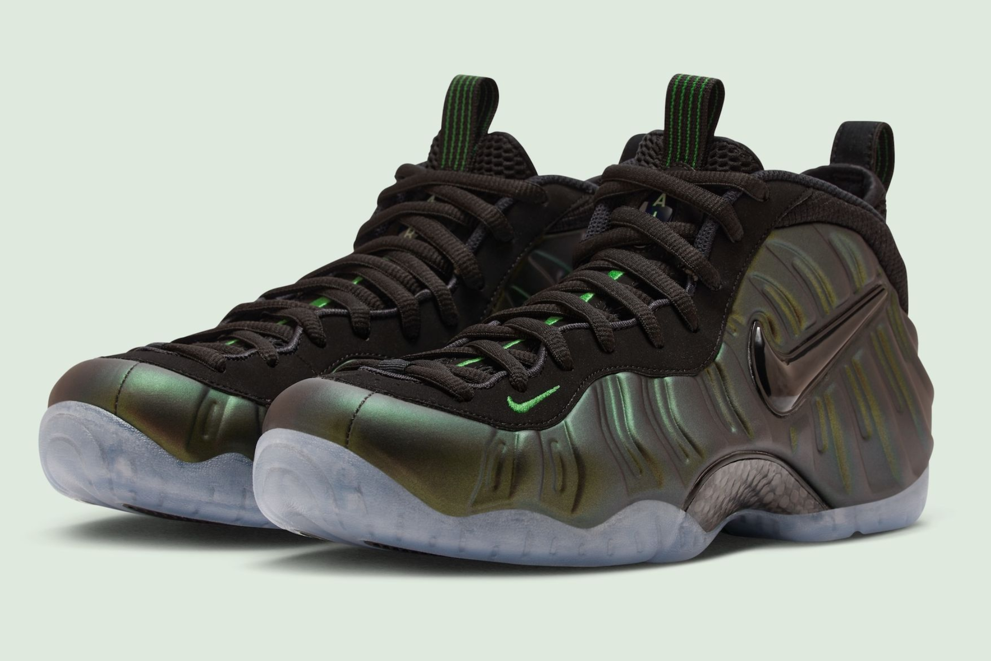 シューズ(男性用) Nike Foamposite Pro  Green 29cm Size 8 - Nike Air Foamposite Pro Pine Green | eBay