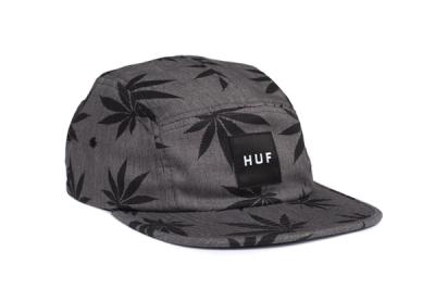 Huf Snoop 5Panel Plantlife Black 1
