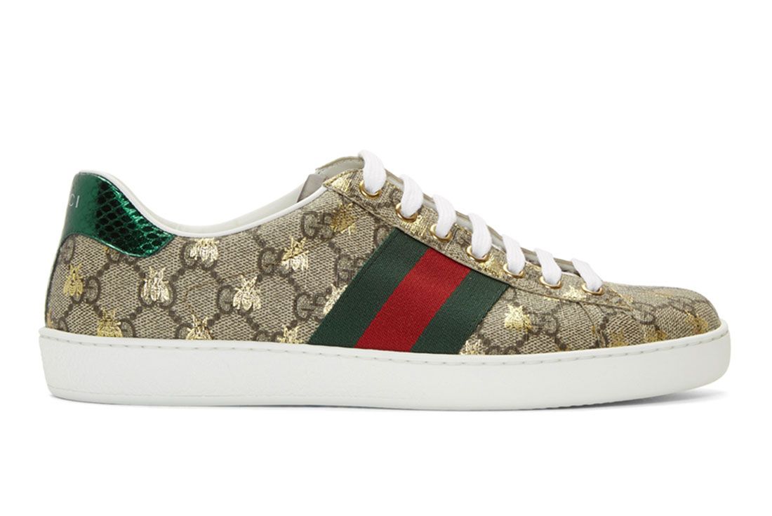 Gucci Ace Gg Bee Side Shot
