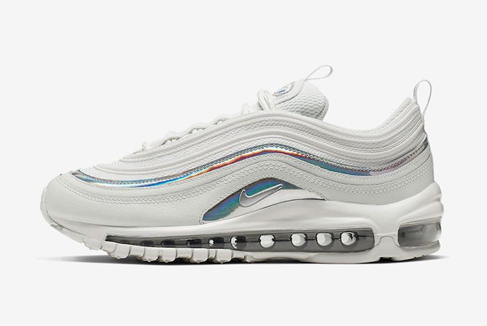 Nike Air Max 97 White Silver Iridescent Cj9706 100 Release Date Side8