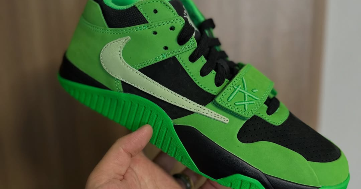 Travis Scott's Next Jumpman Jacks Are Charged in 'Green Spark