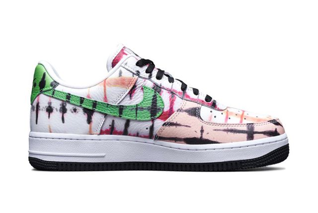 air force 1 low black tie dye