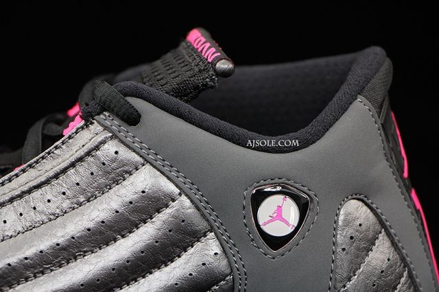 Air Jordan 14 Grey Pink White 3