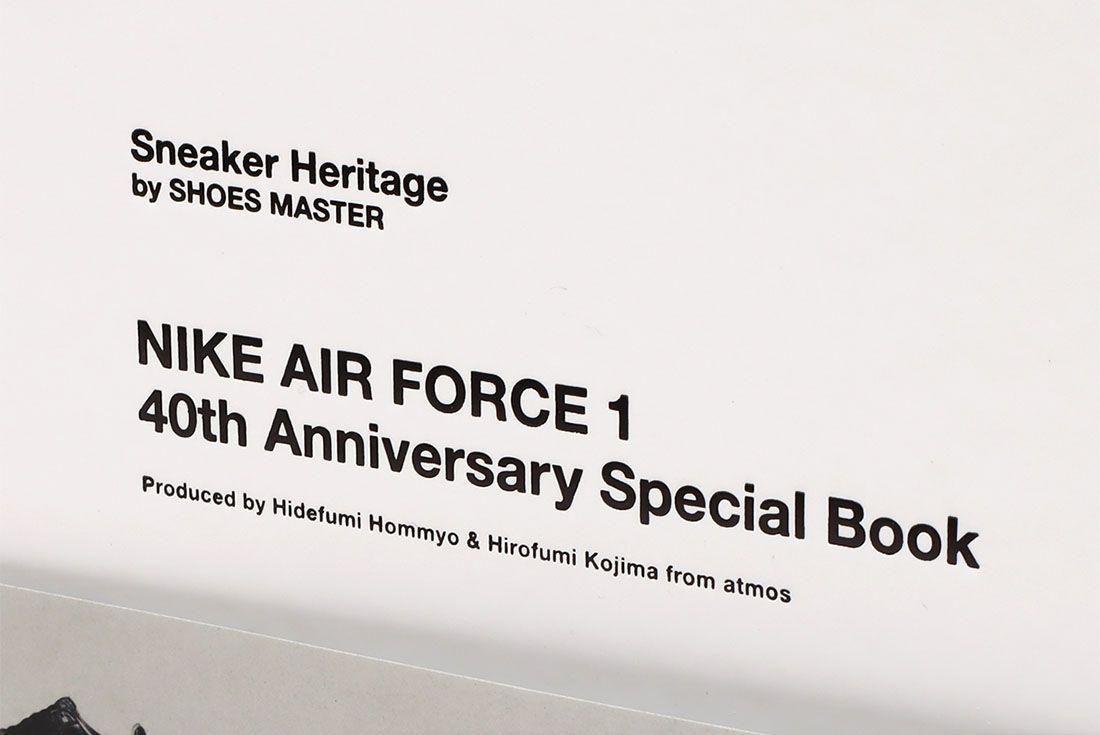 SHOES MASTER atmos Nike Air Force.1 40th Anniversary Special Book