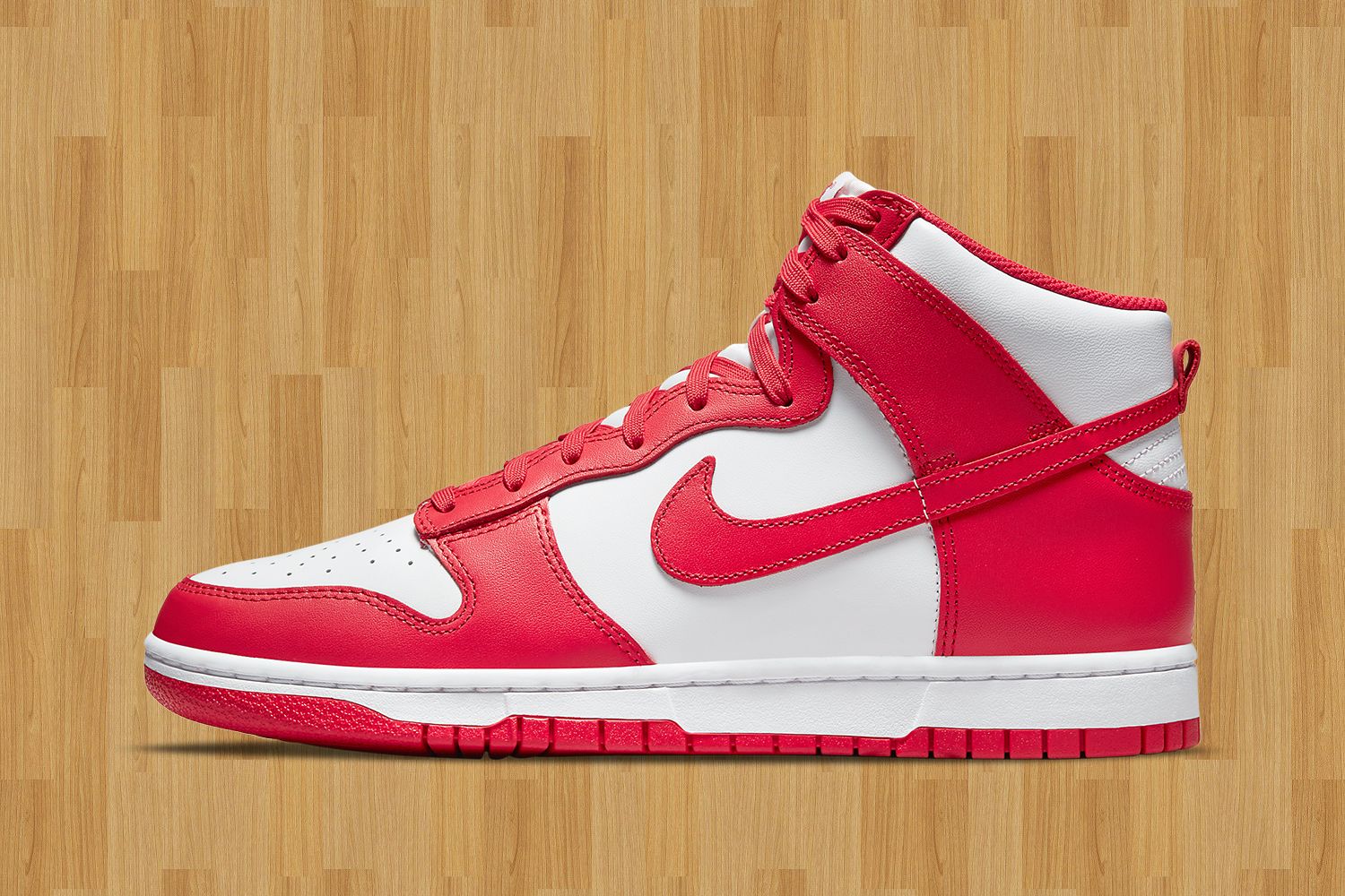 Nike Dunk High 'University Red'