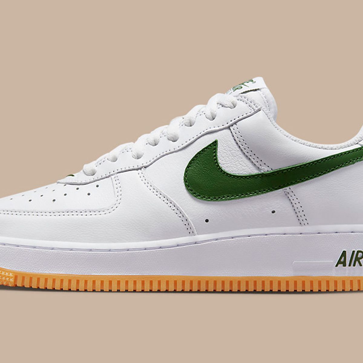 Green and Gum Accent the Nike Air Force 1 Low 'Colour of the Month