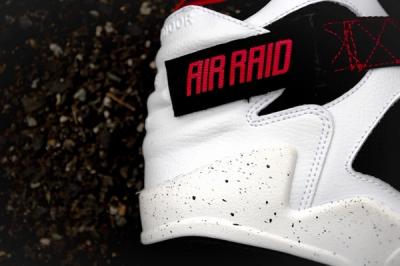 Nike Air Raid White Black University Red 1