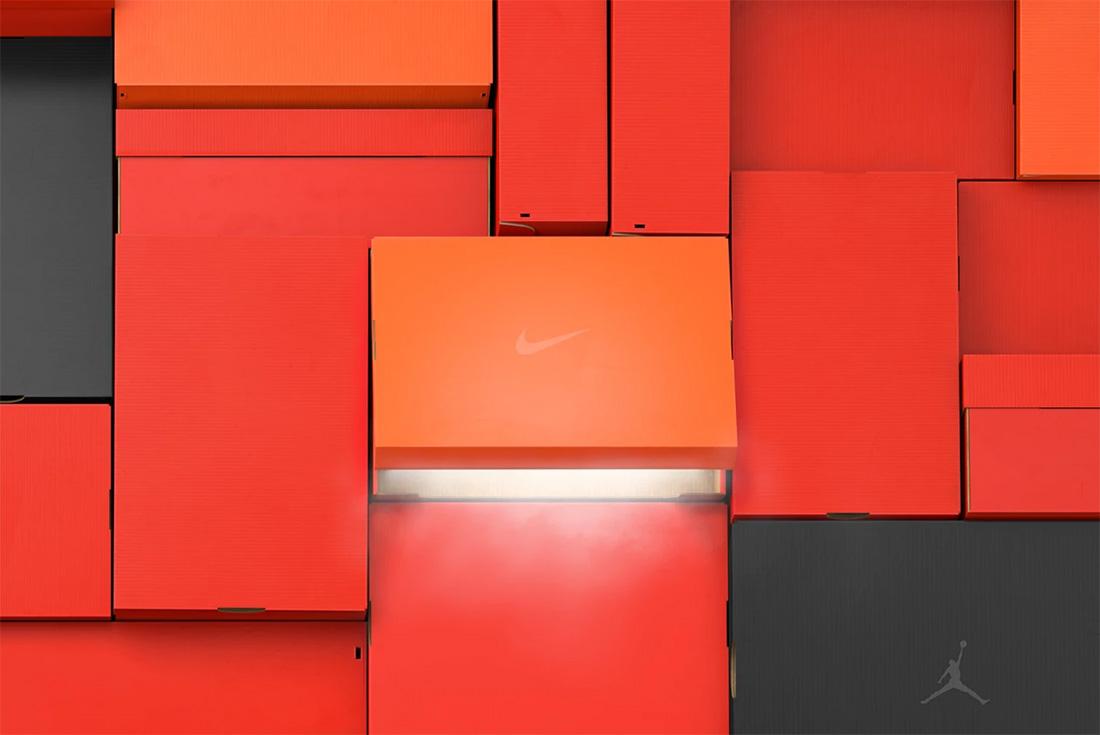 sneaker box wall