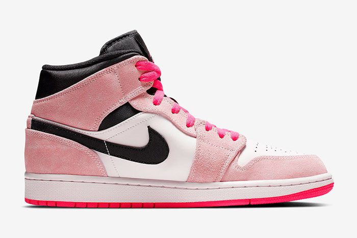 pink and crimson jordans