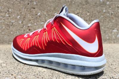Nike Lebron Low University Red Heel 1