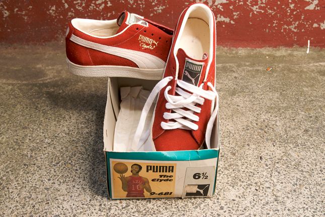 Puma Clyde Red Suede 1