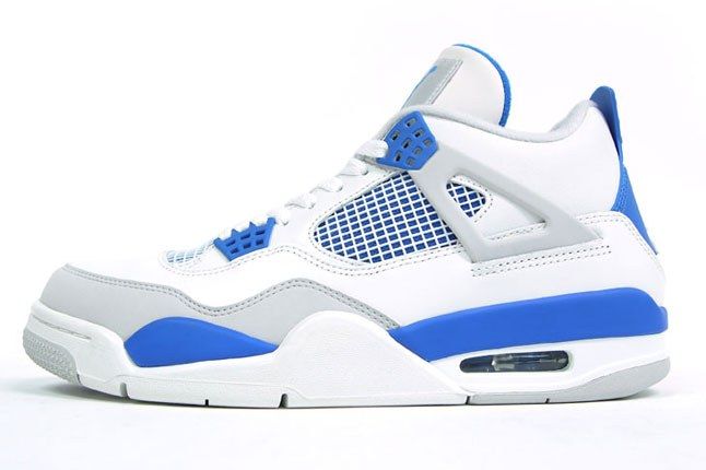 jordan white and blue 4s