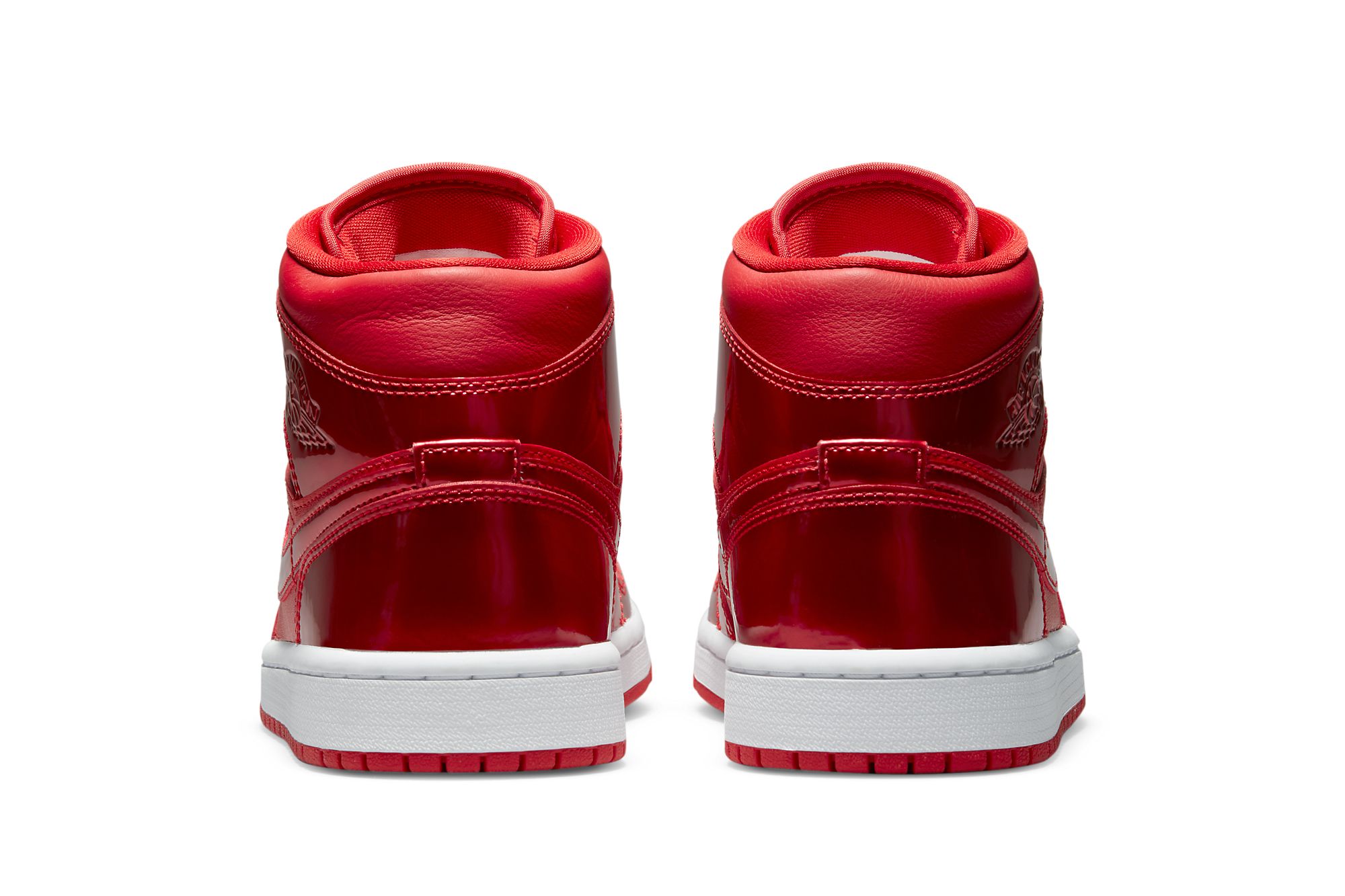 Red christmas store jordans