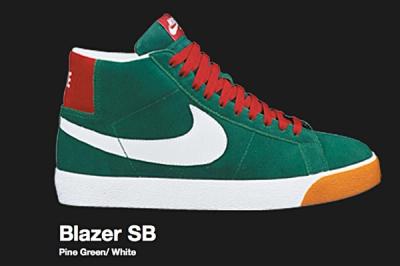 Nike Pine Green Blazer Sb 2007 1