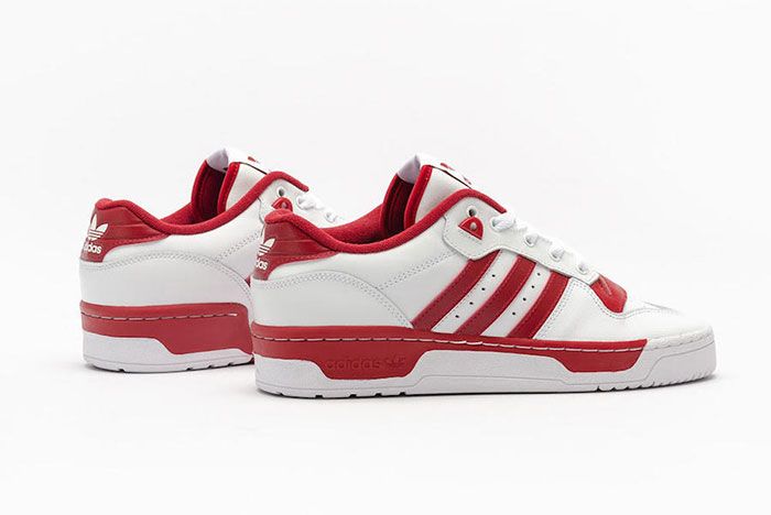 Adidas Rivalry Low White Red Ee4967 Rear Angle