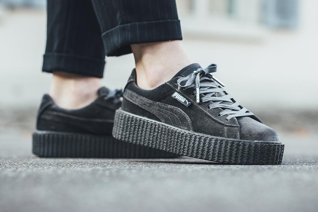 Suede Puma Earth Tone Puma Rihanna Creepers Hombre Verdes Rihanna