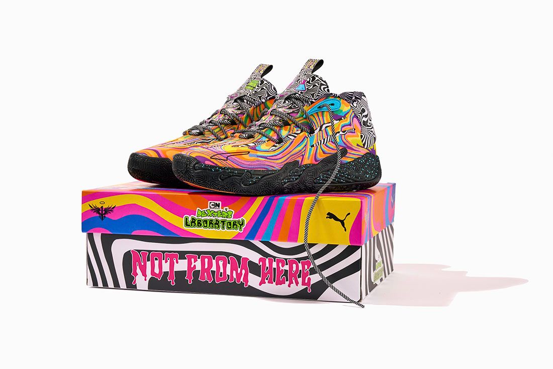 LaMelo Ball Experiments With the Dexter's Laboratory x PUMA MB.03
