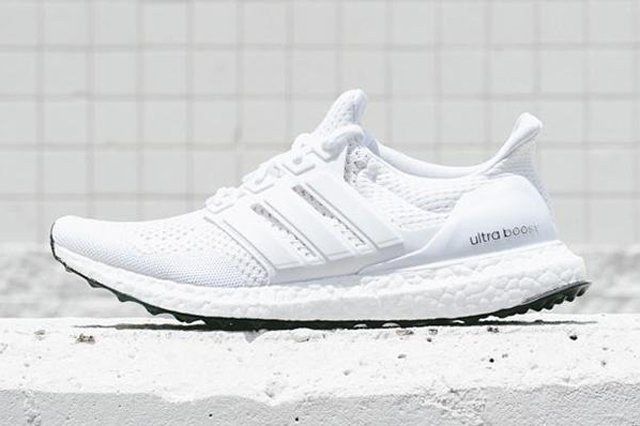 ultra boost white and black