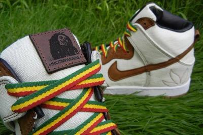 Jbf Customs Nike Dunk Sb Bob Marley Tongue Detail