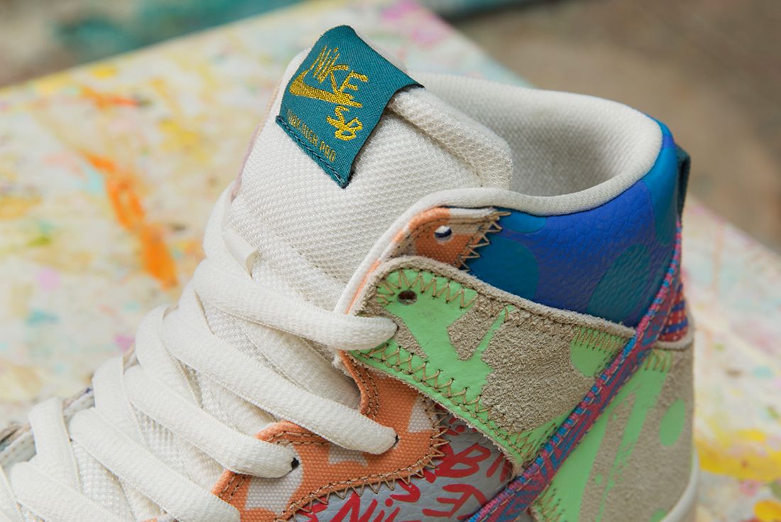 Thomas Campbell X Nike SB Dunk High Premium (What The) - Releases