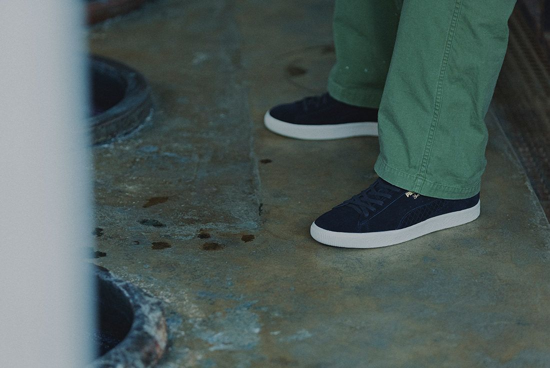 Cluct X Mita Sneakers X Puma Clyde Indigo 10