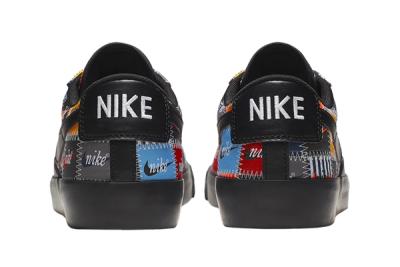 Nike Blazer Low Patchwork Ci9888 001 Release Date Heel