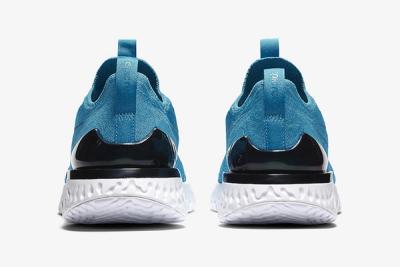 Nike Phantom React Flyknit Lake Blue Bv0417 400 Release Date Heel