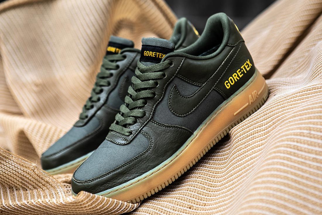 Nike Air Force 1 Gore Tex Green Left Side