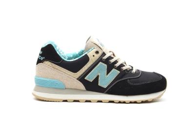 New Balance 574 Floral Hemp Pack Baby Blue And Navy 1