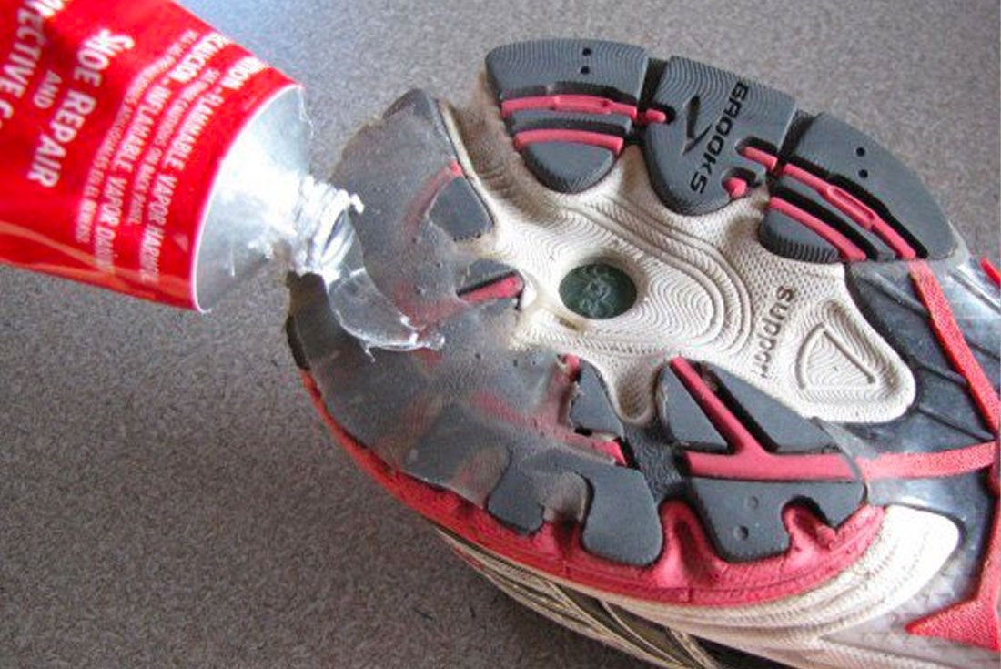 Shoe Goo Heel Repair