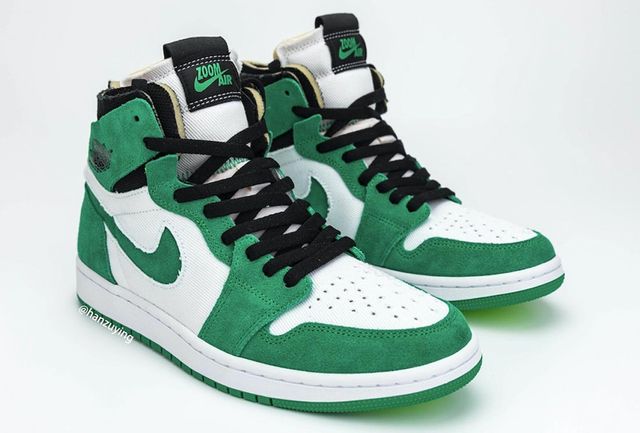 The Air Jordan 1 Zoom Comfort Emerges in ‘Stadium Green’ - Sneaker Freaker