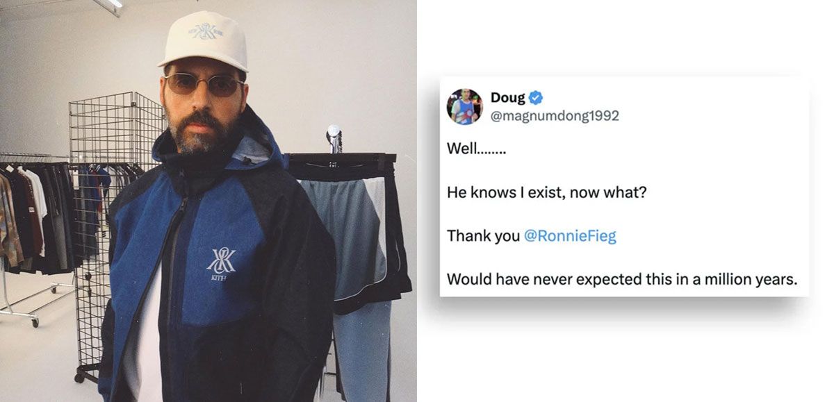 Ronnie Fieg Gifts F&F Kith x Nike Air Force 1 to Internet Troll - Industry News