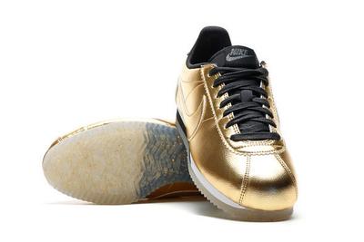 Nike Classic Cortez Leather Metallic Gold 4