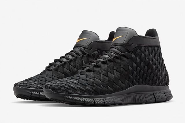 nike free inneva woven black