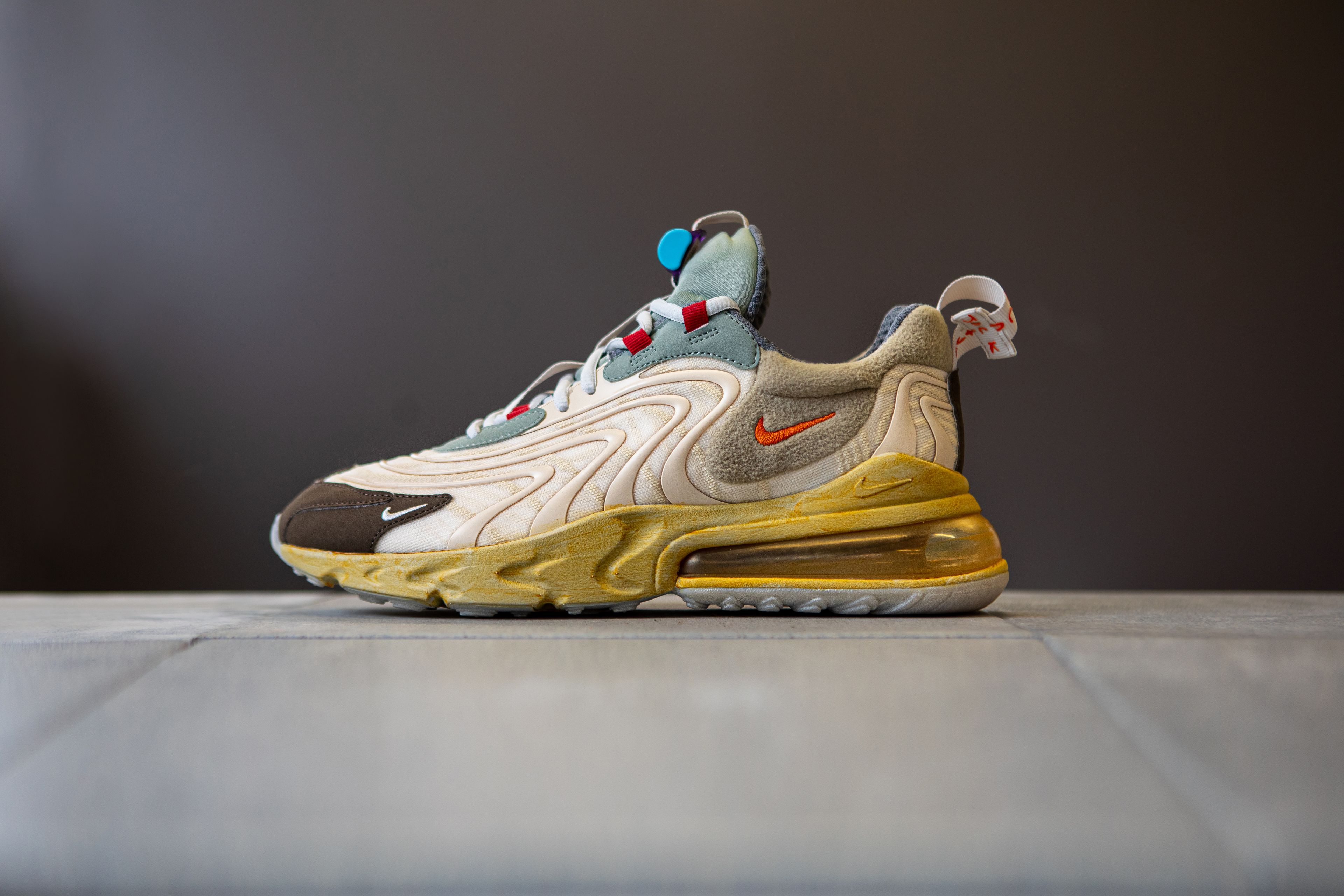 men travis scott x nike air max 270 react cactus trails